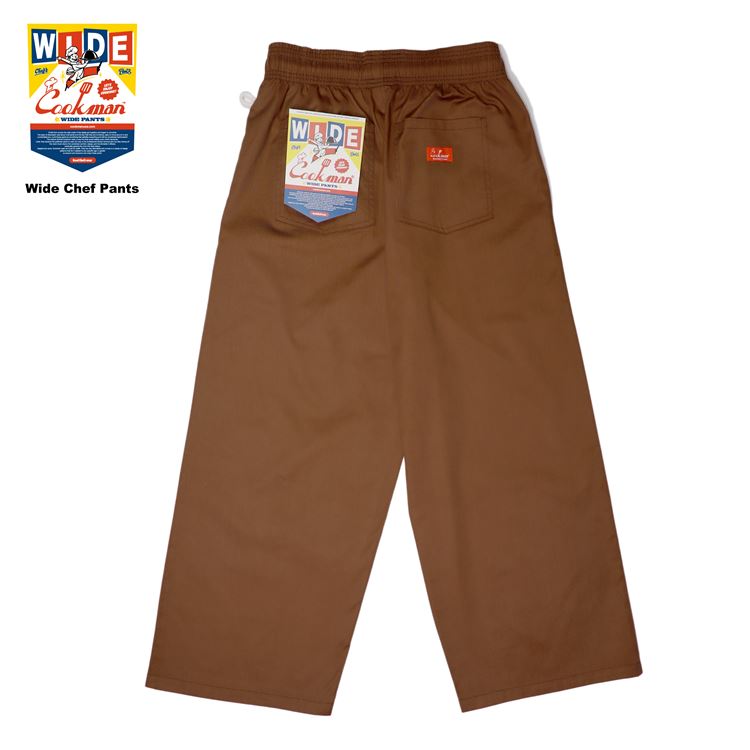 WIDE CHEF PANTS - CHOCOLATE