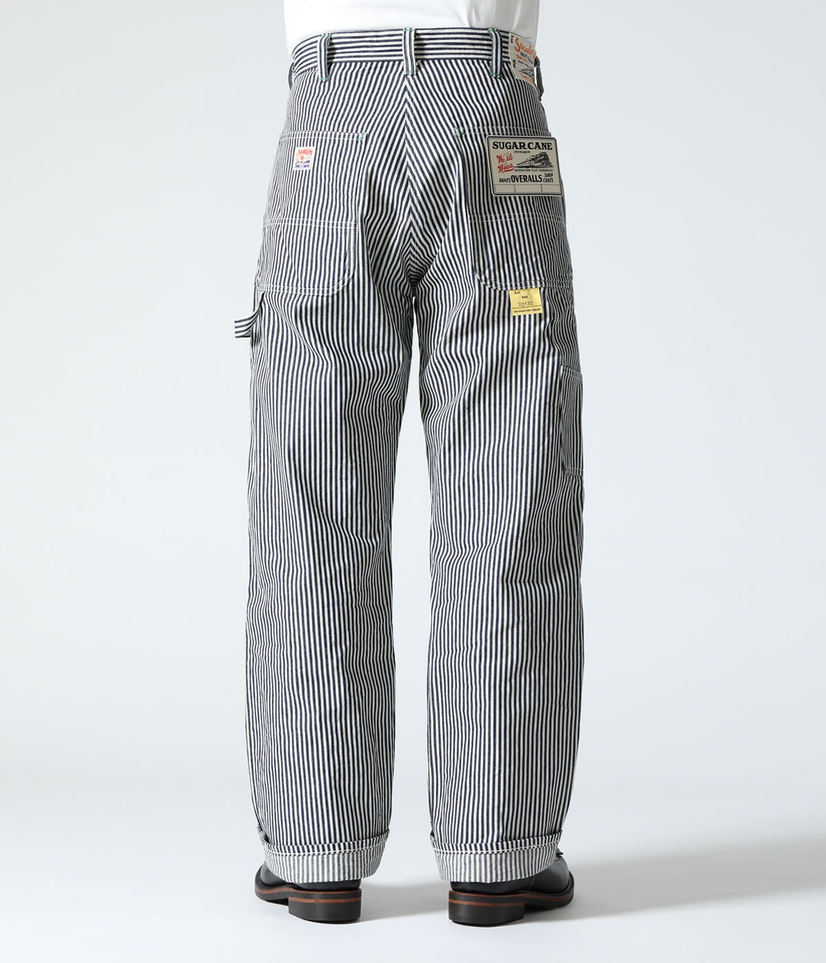 SC42496 11oz. HICKORY STRIPE WORK PANTS - HICKORY