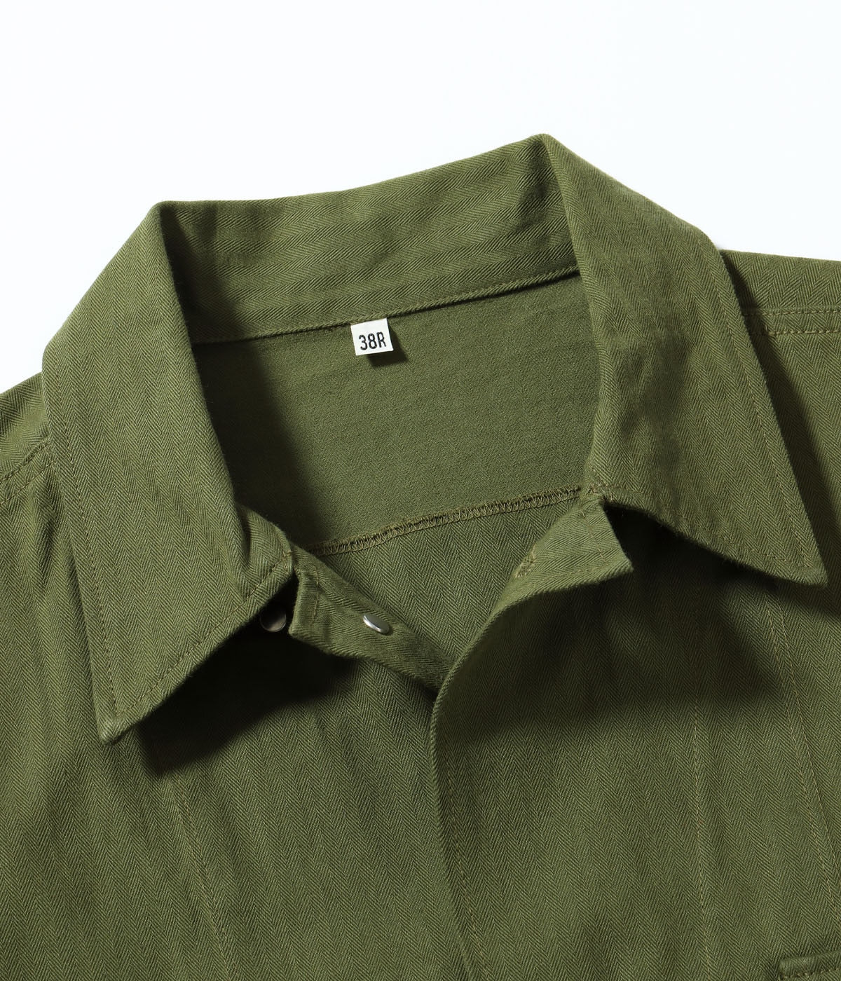 BR15887 JACKETS, HERRINGBONE TWILL SPECIAL - OLIVE