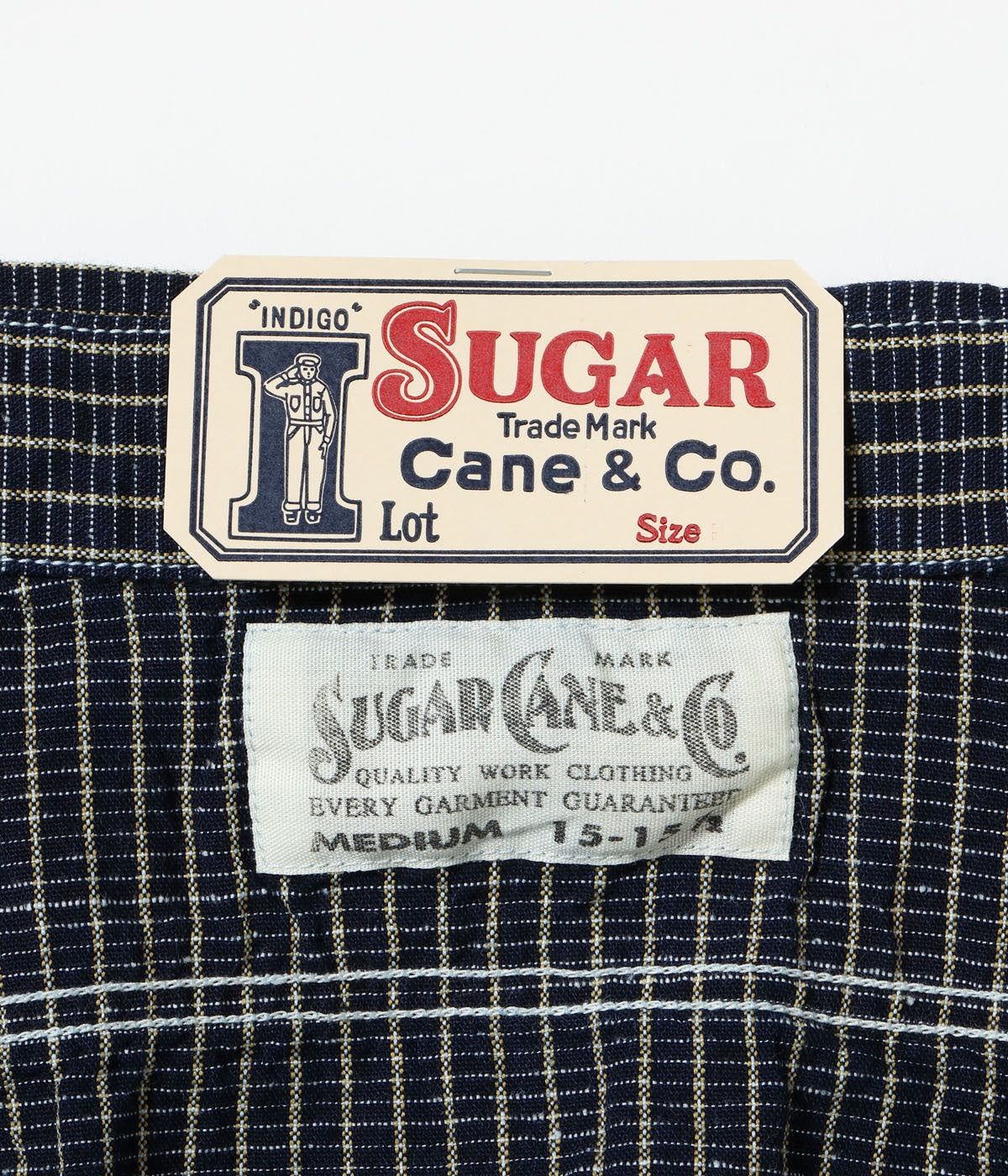SC39734 FICTION ROMANCE 5.25oz. INDIGO CHECK WORK SHIRT - INDIGO