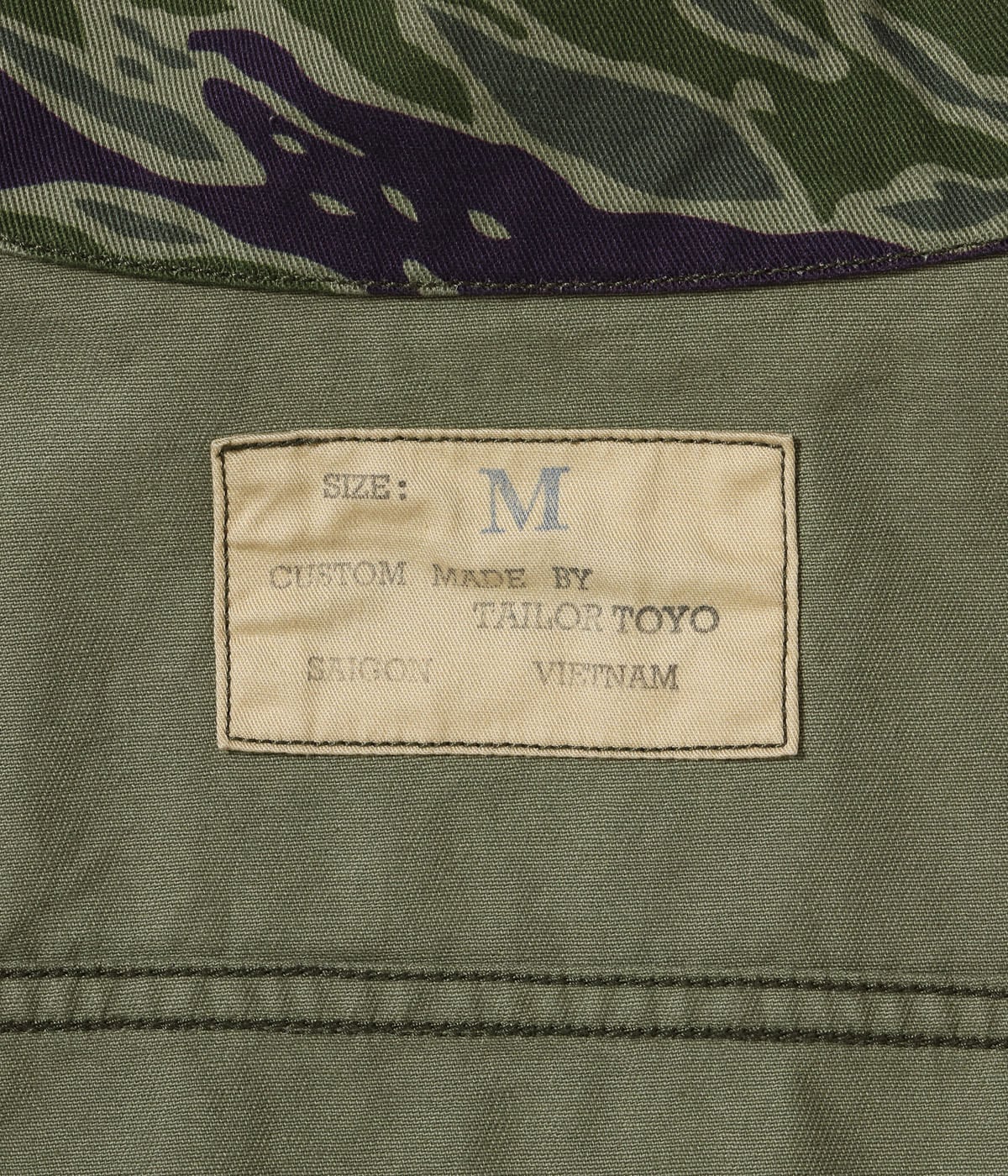 TT15981 Tiger Camouflage Vietnam Tour Jacket 7th COMM. - CAMOUFLAGE