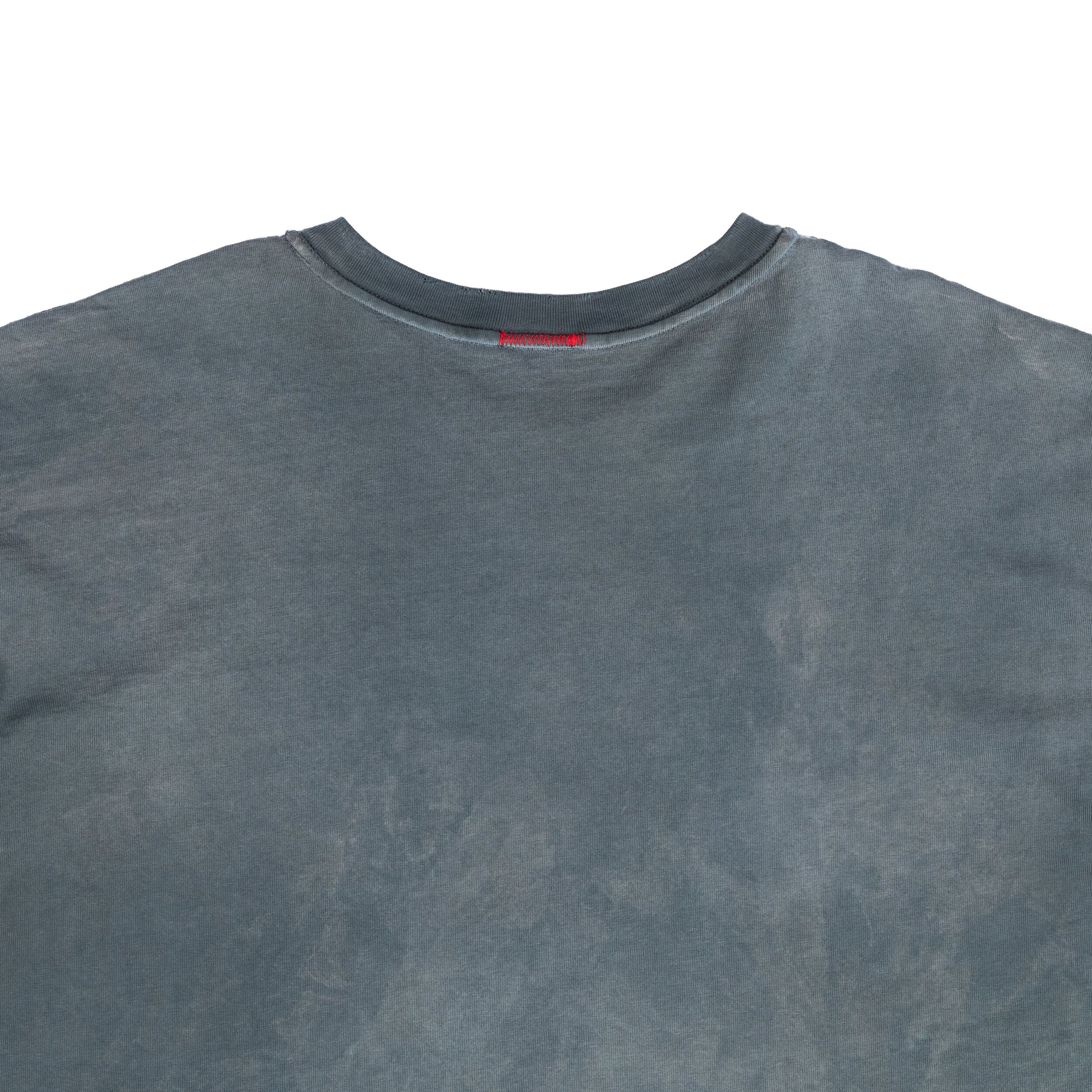 OVERSIZE CROP TEE S/S - SUN FADE ENAMEL GREEN