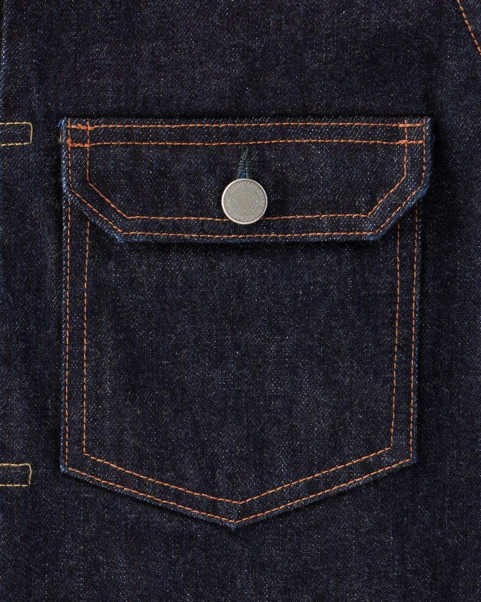 MMGJ01025S #002 CLASSIC DENIM JACKET 15.7oz - INDIGO