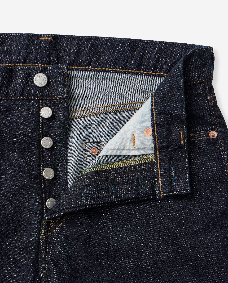MMJB0201 #200 CLASSIC TAPERED 15.7oz BUTTON FLY - INDIGO