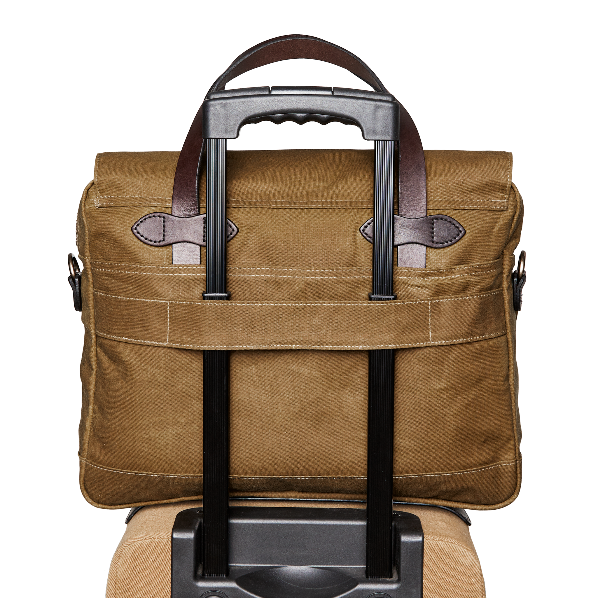24 HOUR TIN BRIEFCASE - DARK TAN
