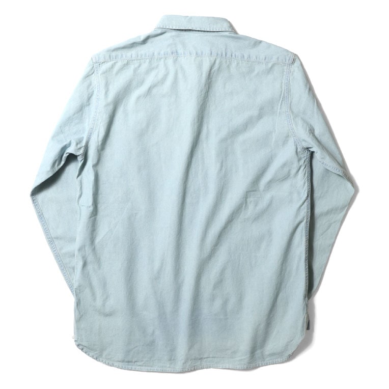 41092 USA COTTON CHAMBRAY SHIRT (USN) - BLEACH