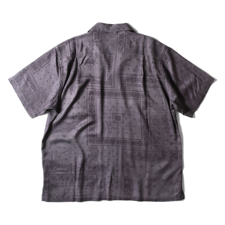 41193 ALOHA SHIRT (BANDANA) - CHARCOAL
