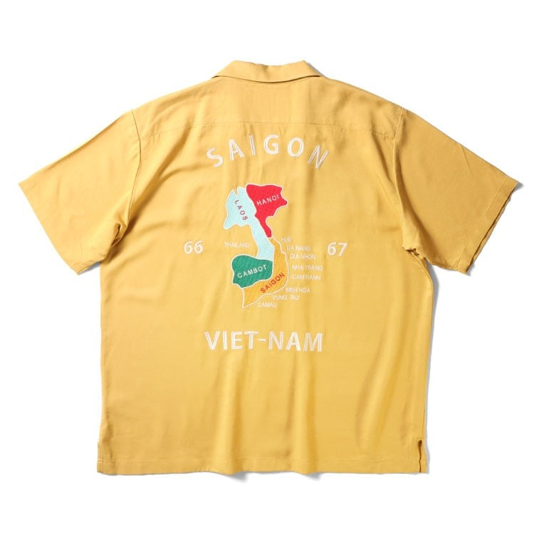 41220 SOUVENIR SHIRT (VIETNAM)  - MUSTARD