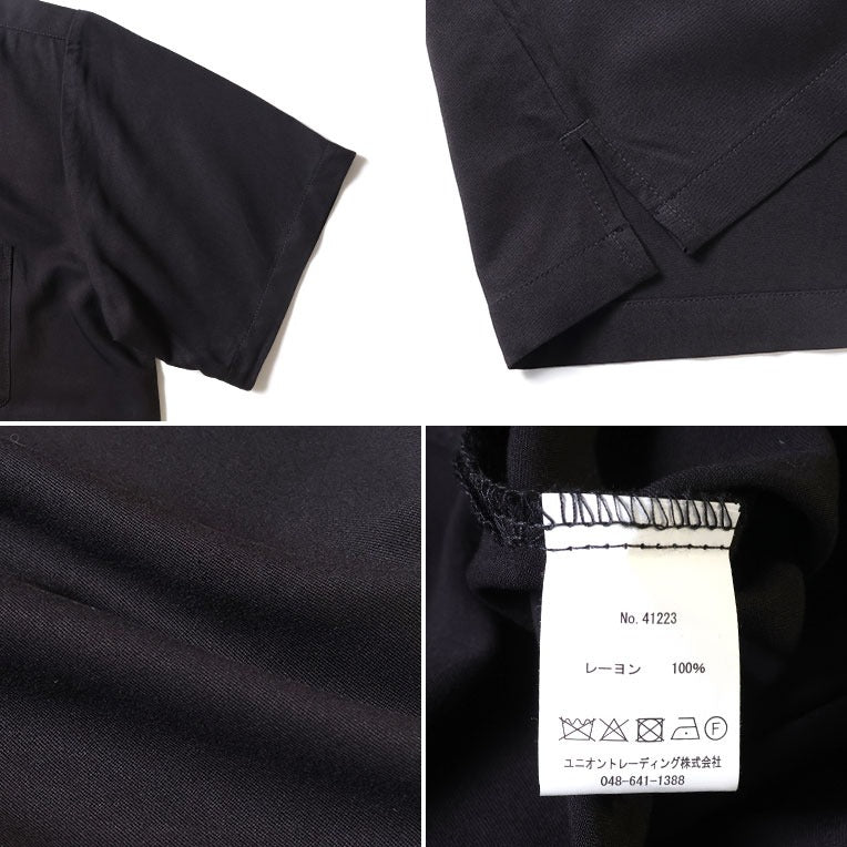 41223 BOWLING SHIRT (ROAD KINGS) - BLACK