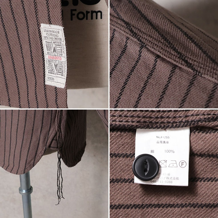 41255 STRIPE VIYELLA SHIRT - GREY