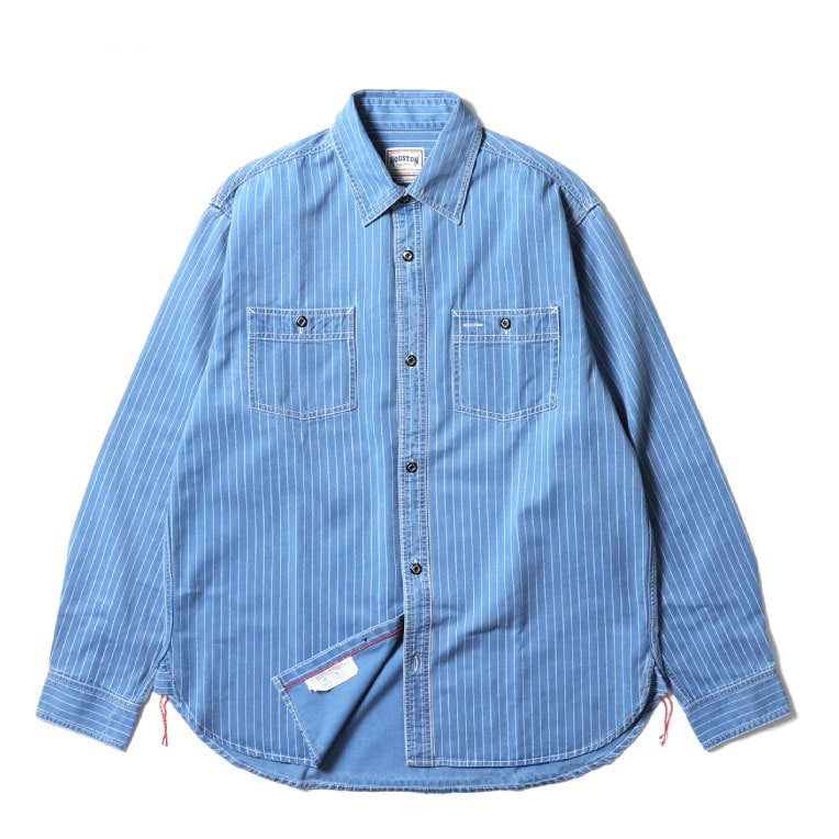 41259 INDIGO WABASH WORK SHIRT - INDIGO VINTAGE WASH