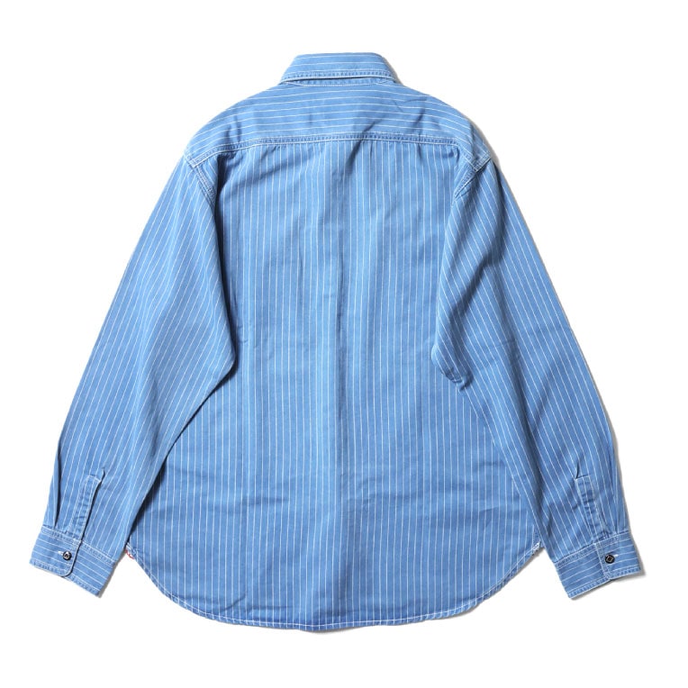 41259 INDIGO WABASH WORK SHIRT - INDIGO VINTAGE WASH
