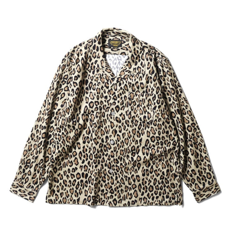 41264 PRINT CORDUROY SHIRT (ANIMAL) - LEOPARD