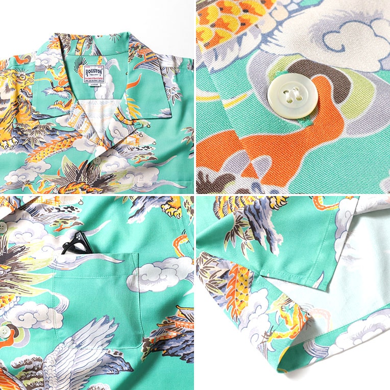 41265 ALOHA SHIRT (Three Tomoe) - MINT