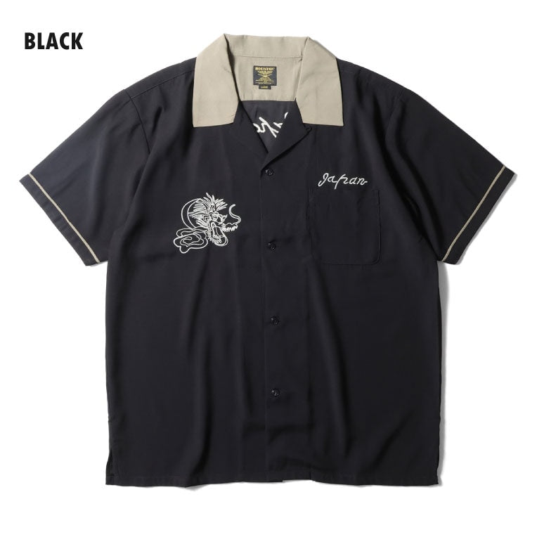 41310 SOUVENIR SHIRT (MAP) - BLACK