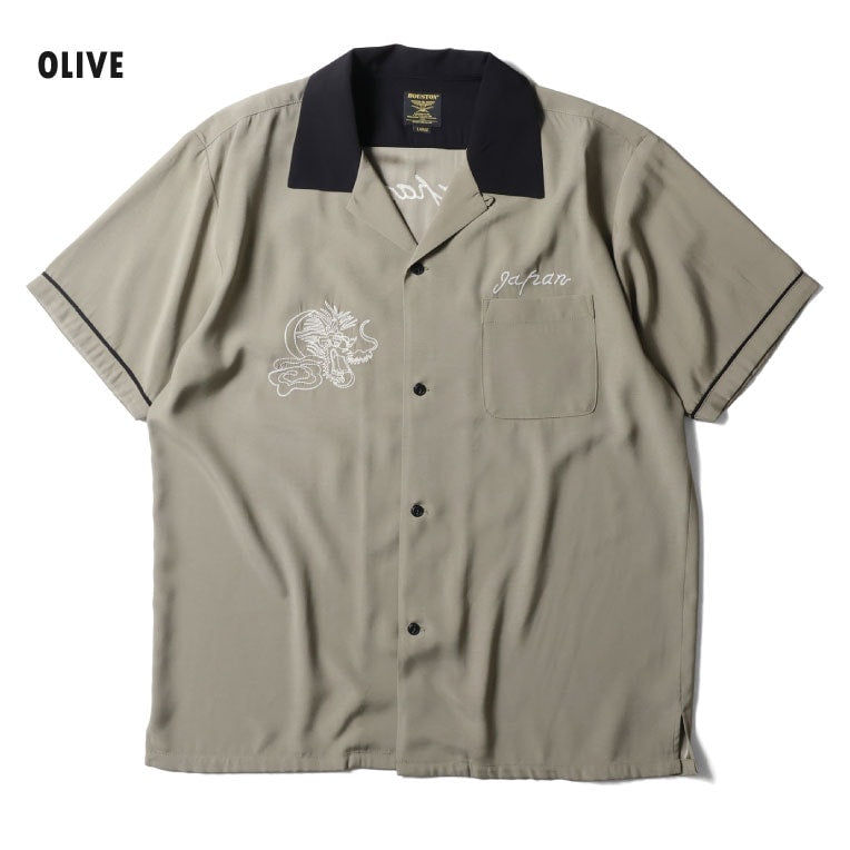 41310 SOUVENIR SHIRT (MAP) - OLIVE