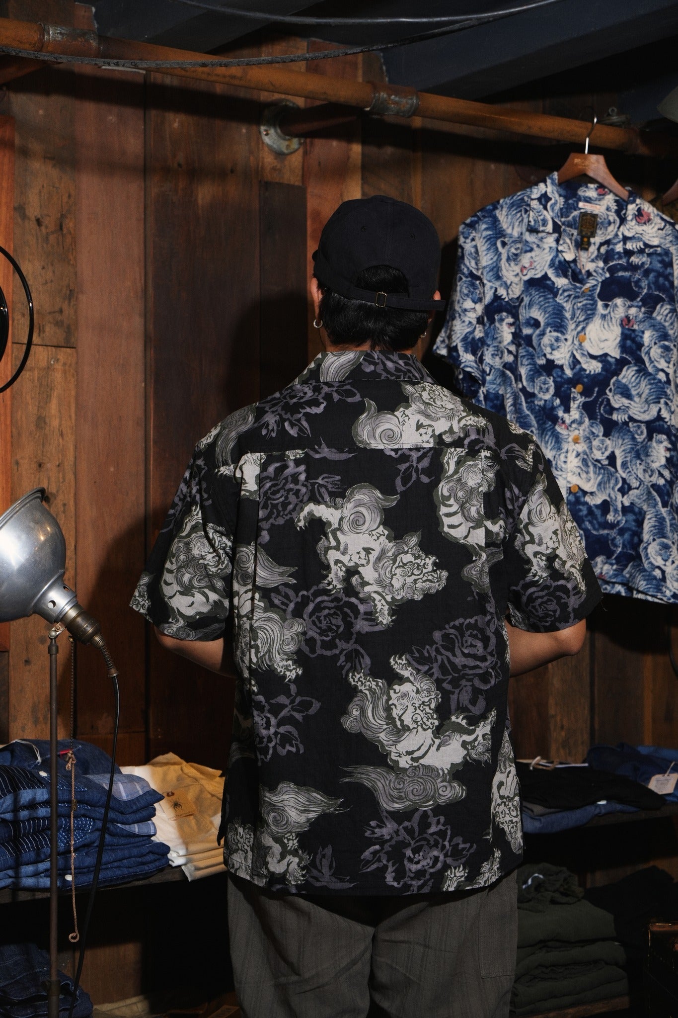 GS2449924 ALOHA SHIRTS - BLACK