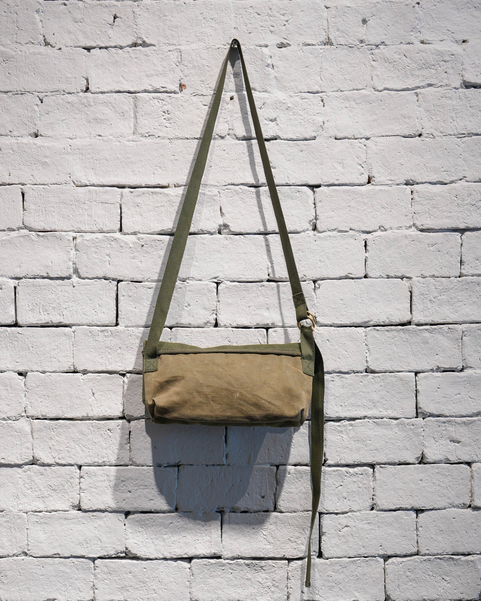 MILITARY VINTAGE DUFFLE BAG REMAKE SHOULDER POUCH - VINTAGE