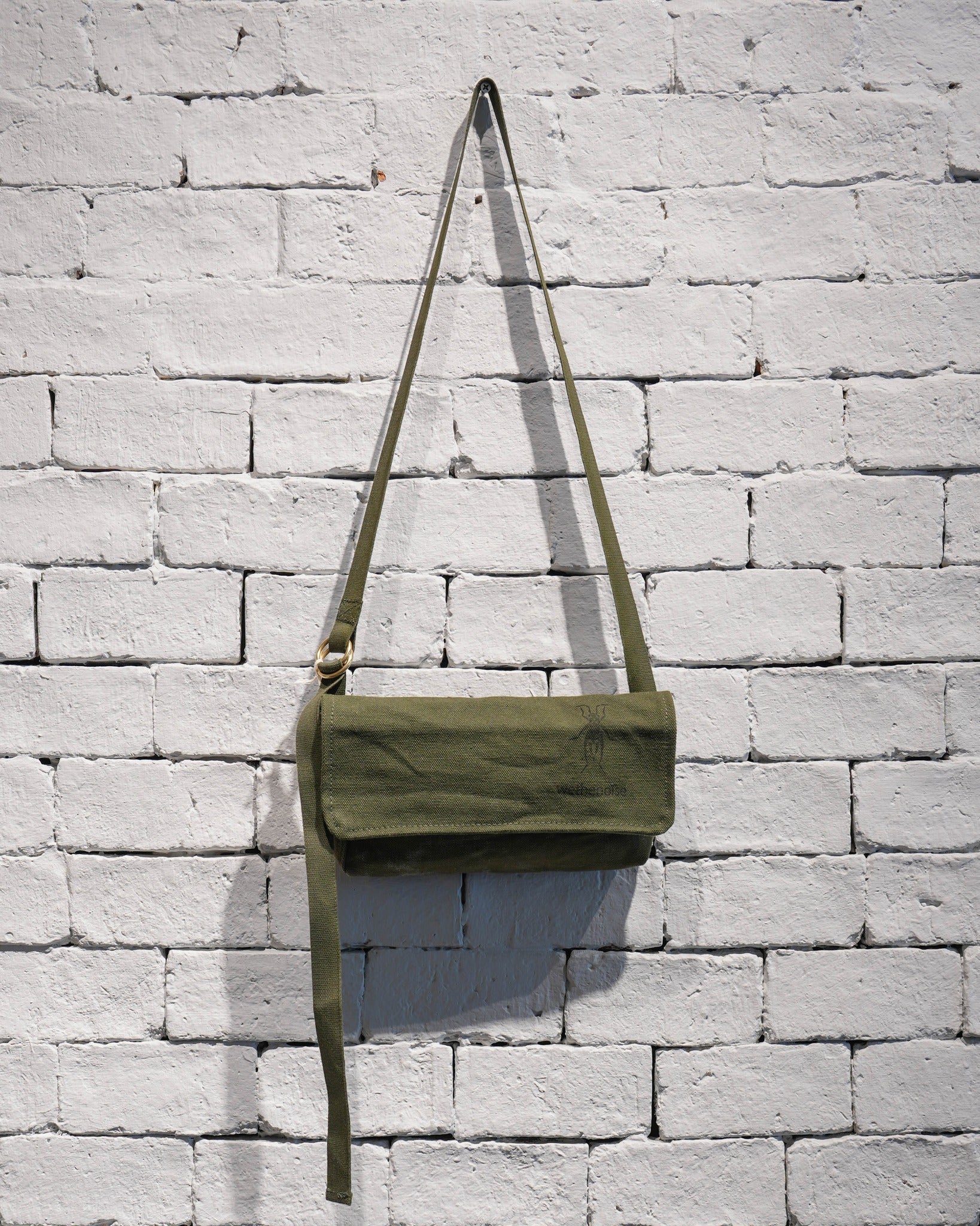 MILITARY VINTAGE DUFFLE BAG REMAKE SHOULDER POUCH - VINTAGE