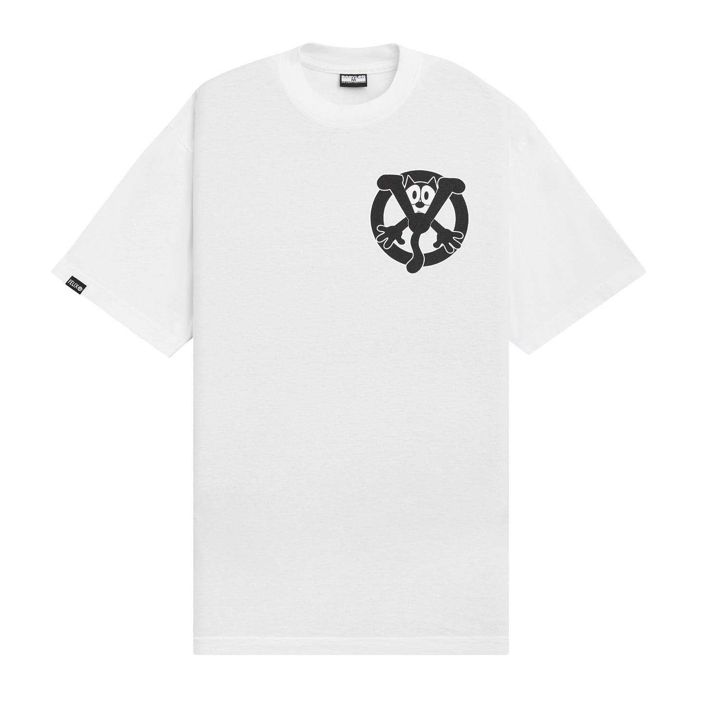 NO PEACE FELIX TEE FELIX X BABYLON - WHITE