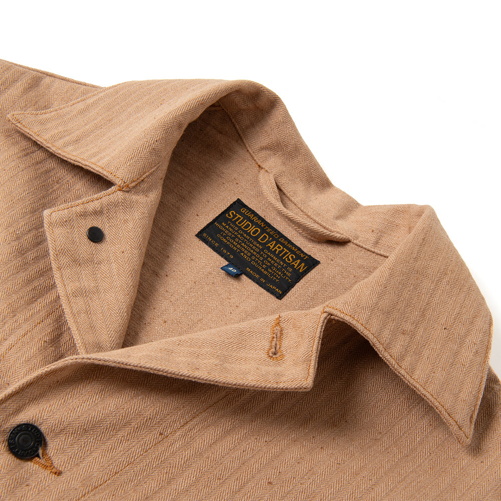 4638 FOX COTTON COVERALLS - BROWN