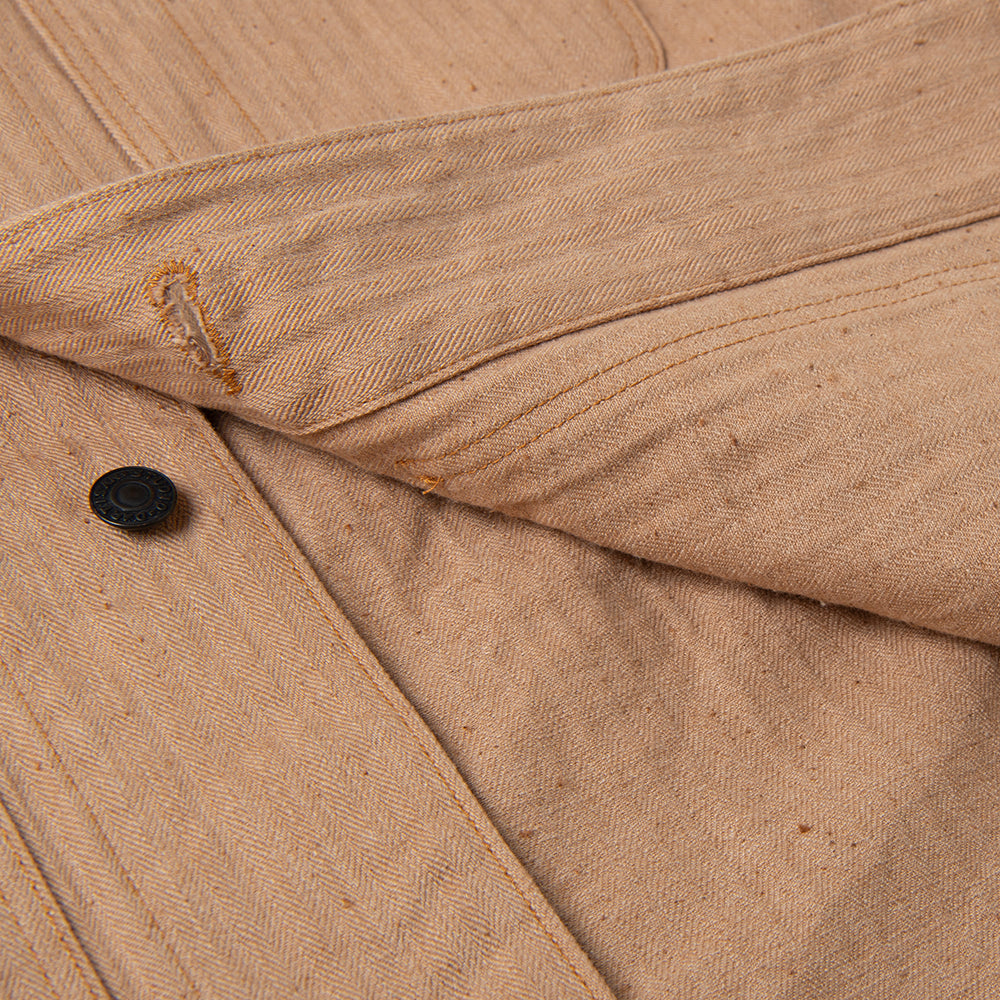 4638 FOX COTTON COVERALLS - BROWN