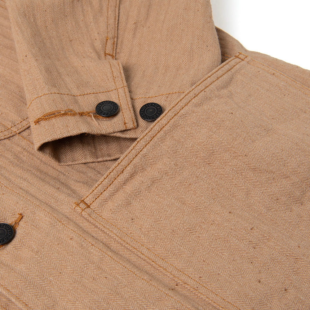 4638 FOX COTTON COVERALLS - BROWN