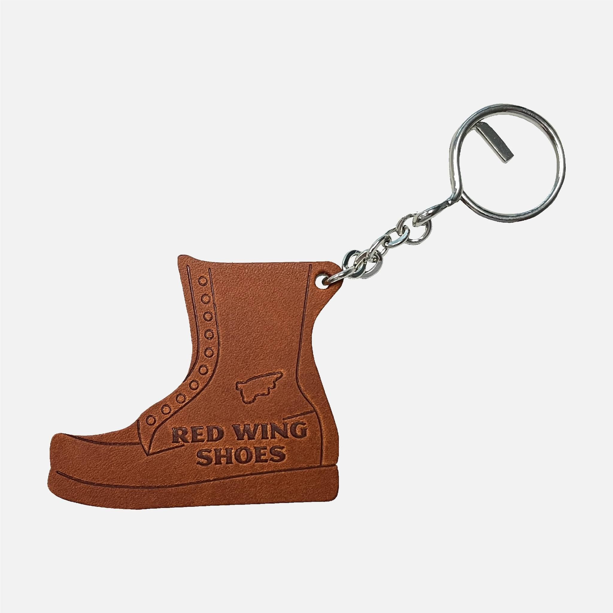 RED WING LEATHER KEY CHAIN W60XH52MM - ORO LEGACY