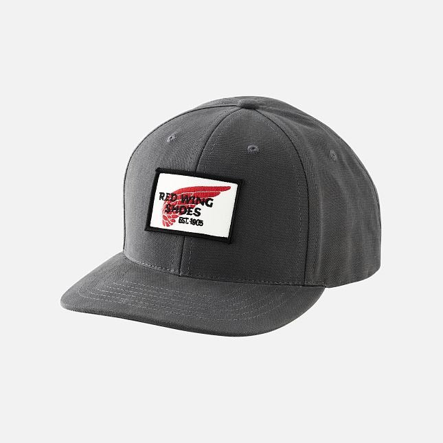 97474 EMBROIDERED LOGO BALL CAP - GRAY