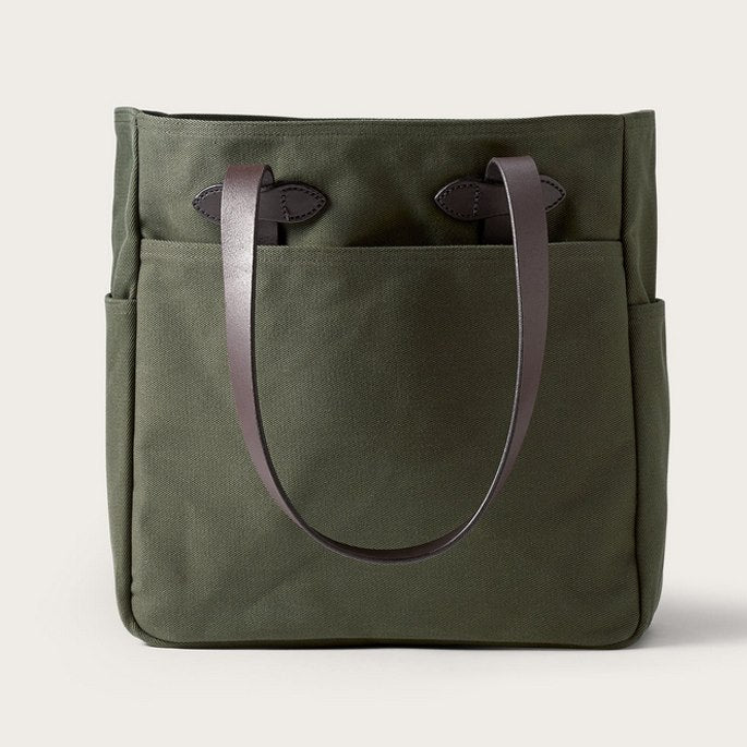 TOTE WITH OUT ZIPPER - OTTER GREEN