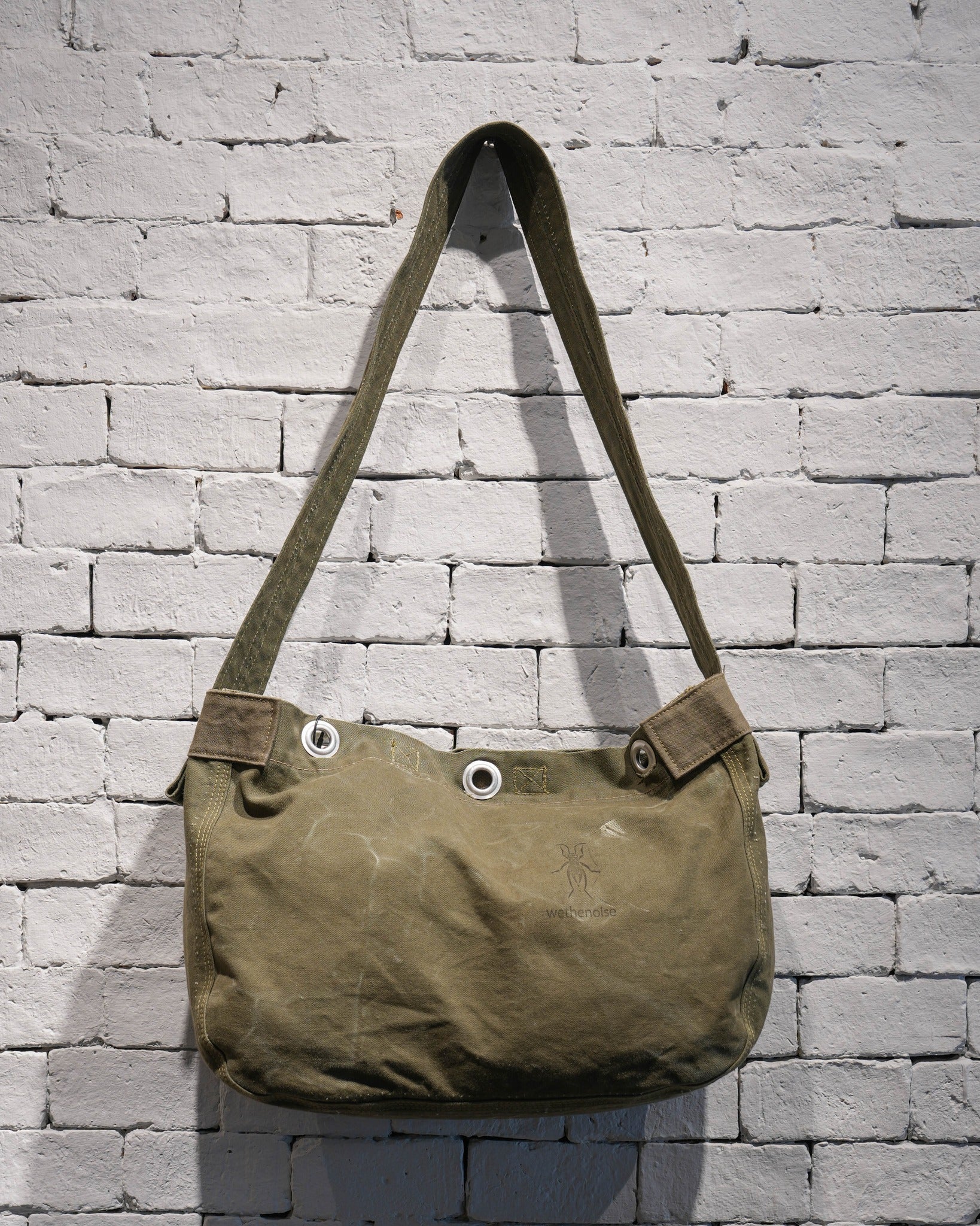 MILITARY VINTAGE DUFFLE BAG REMAKE FOLDING SHOULDER BAG - VINTAGE