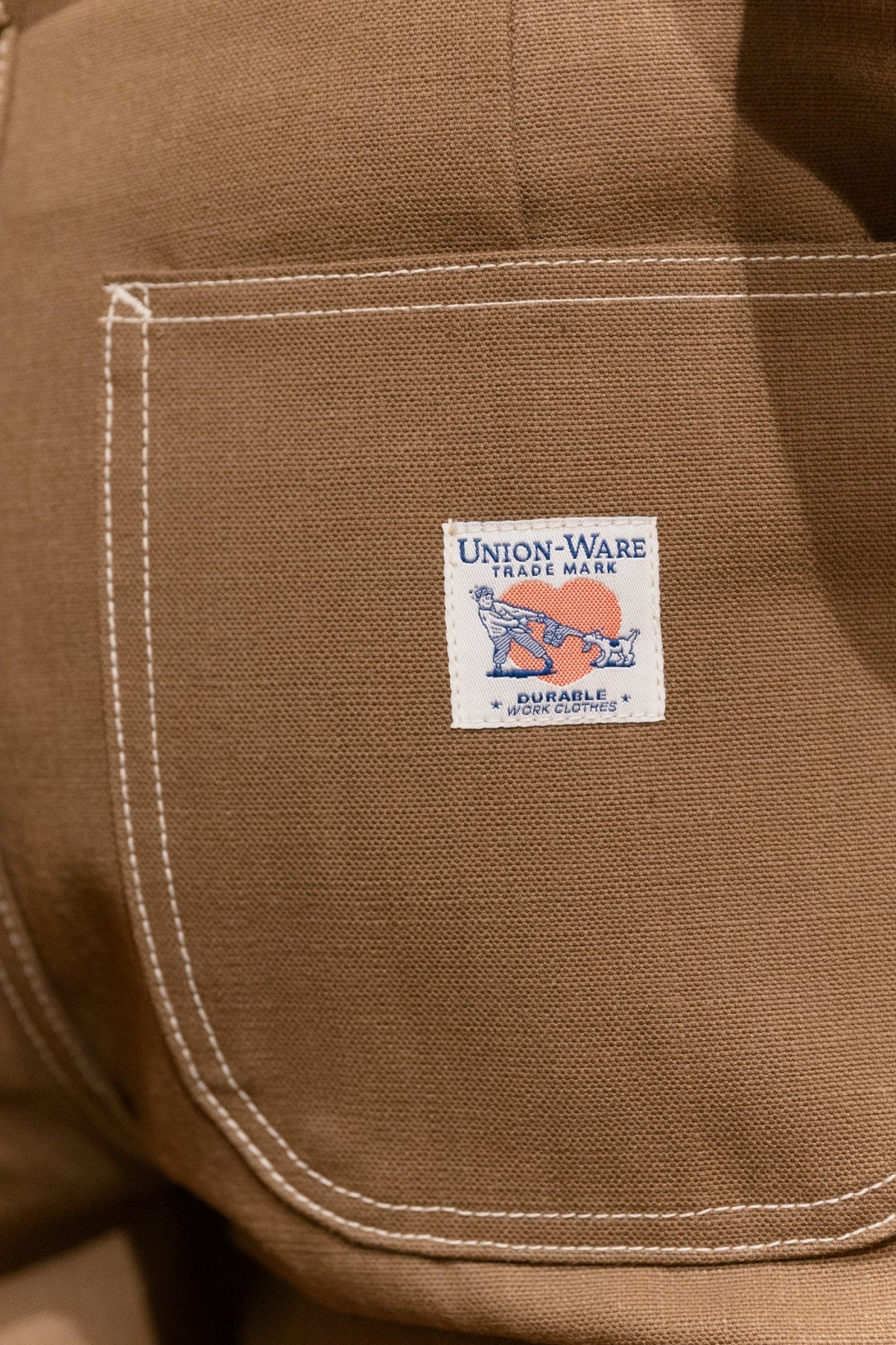 UTILITY TROUSERS - BROWN CANVAS