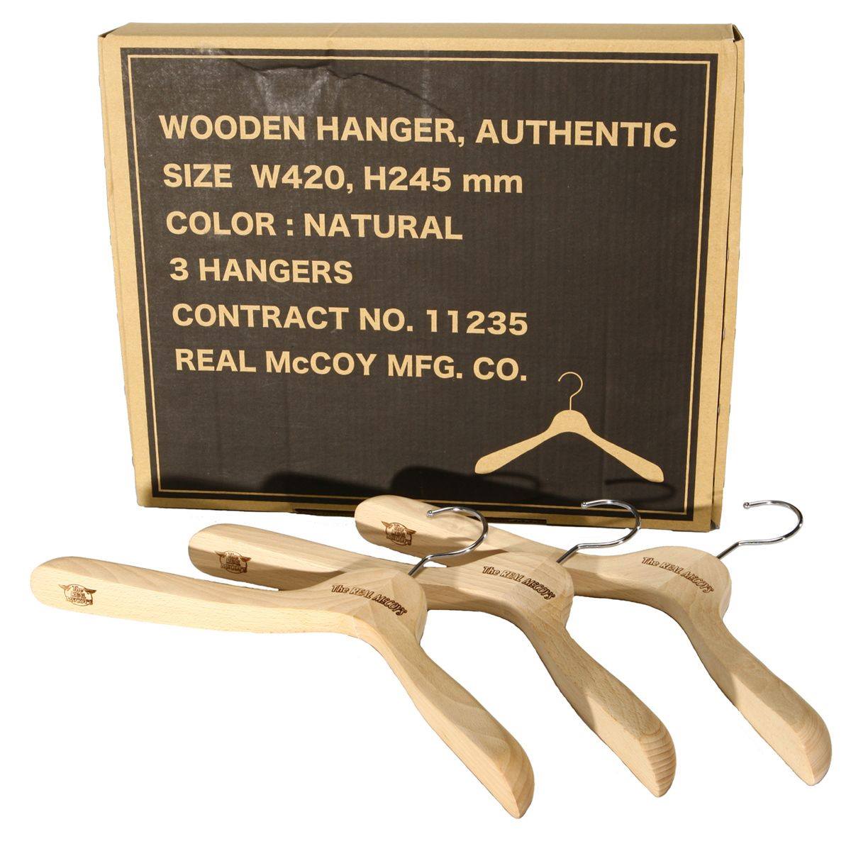 3 HANGERS - NATURAL