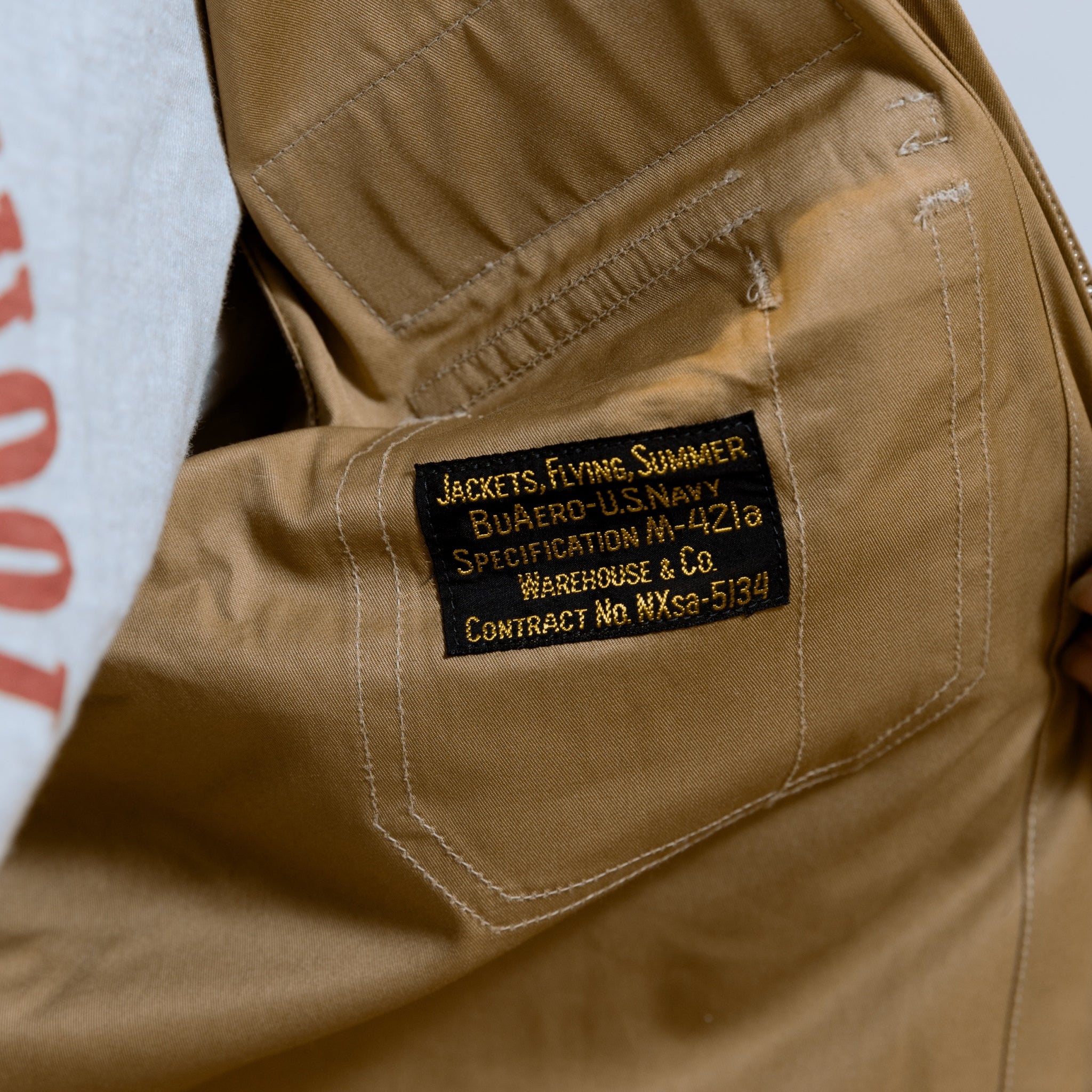 2219 M-421A JKT UEMCR VMF322 'FIGHTING COCKS' Non-washable - APPLIQUE