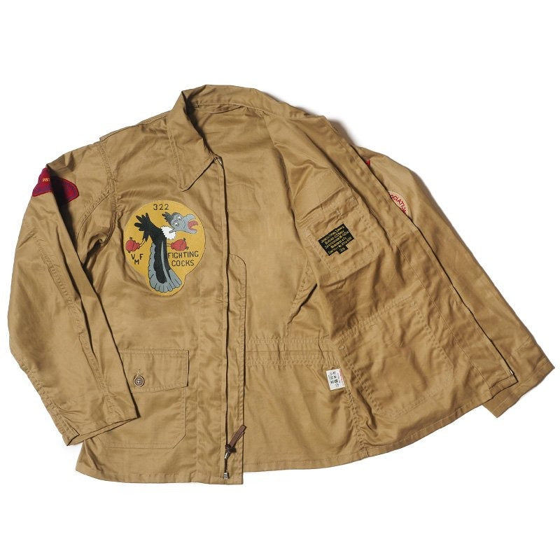 2219 M-421A JKT UEMCR VMF322 'FIGHTING COCKS' Non-washable - APPLIQUE