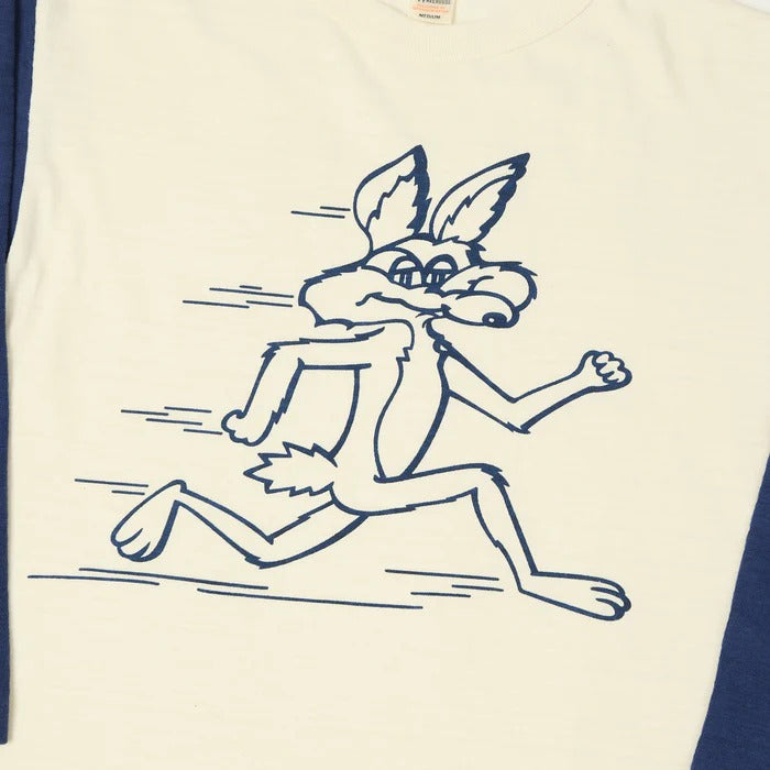 4800 3/4 SLEEVE BASEBALL TEE COYOTE - NAVY/CREAM