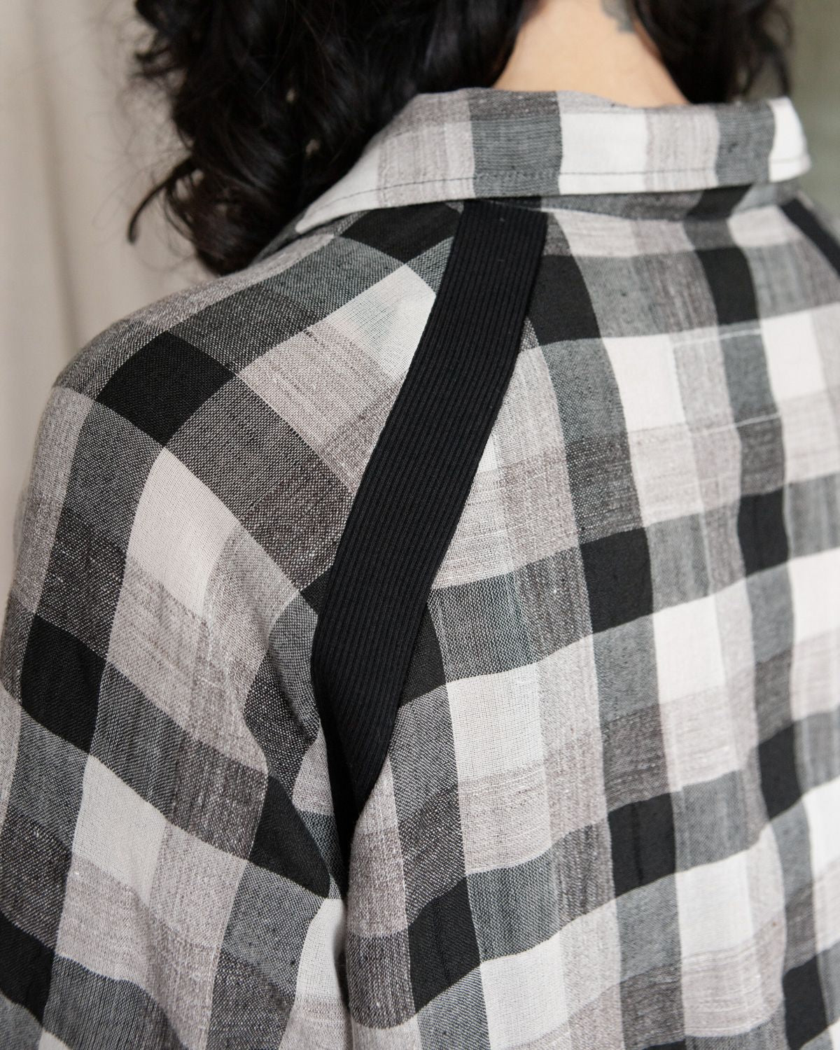 BOWL SHIRT - GREY CHECK