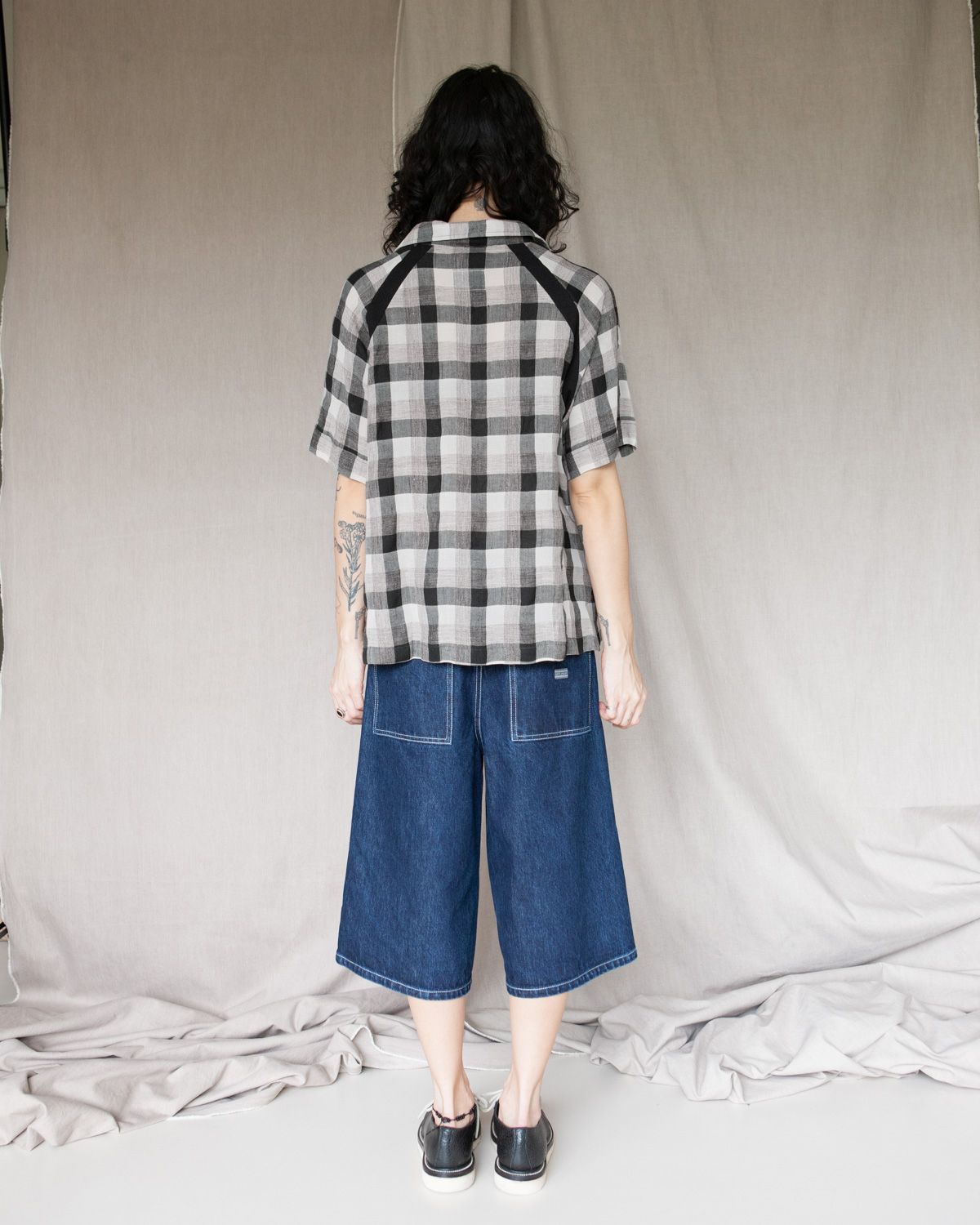BOWL SHIRT - GREY CHECK