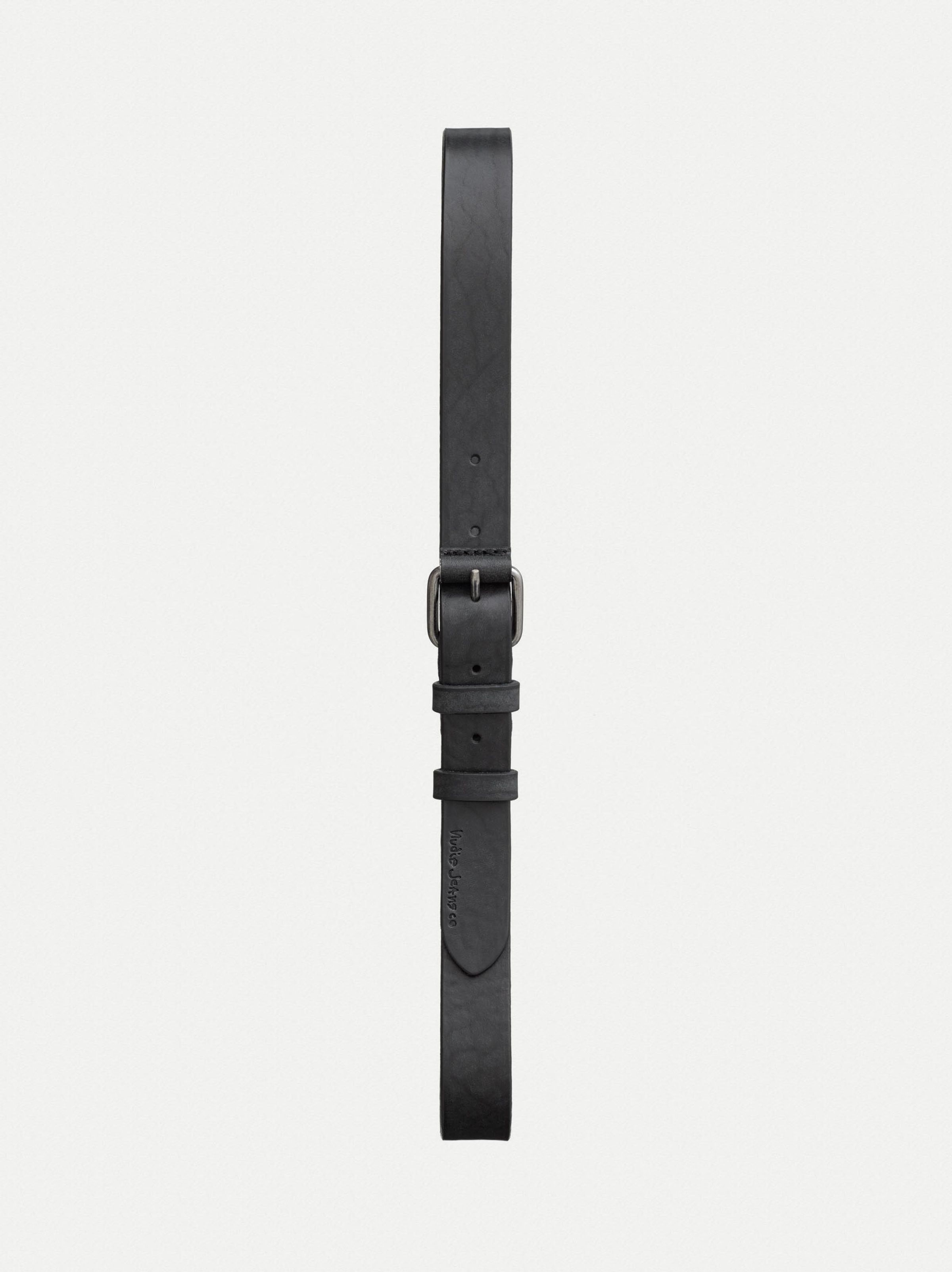 DWAYNE LEATHER BELT - BLACK