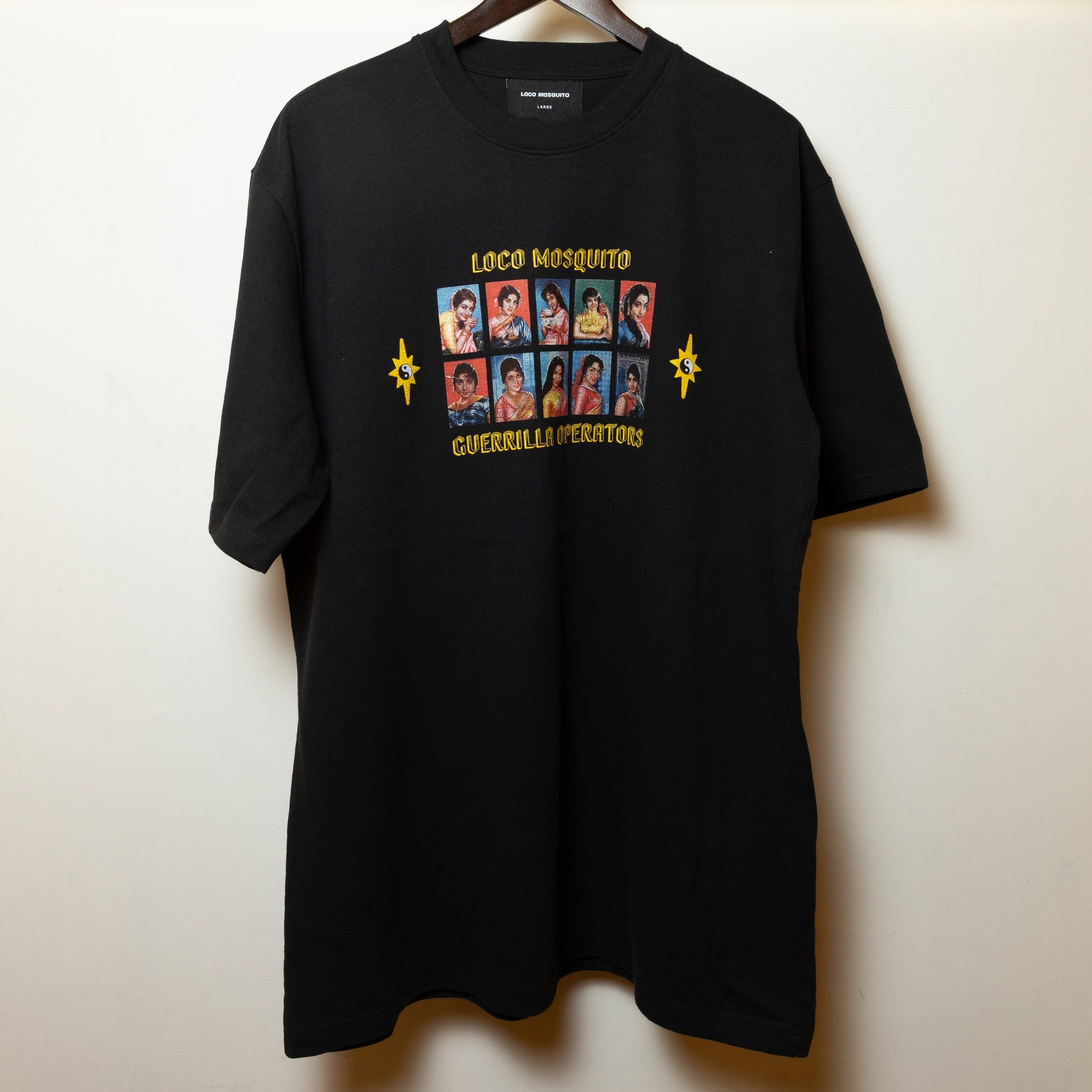 LADIES OF INDIA T-SHIRT - BLACK/MULTI
