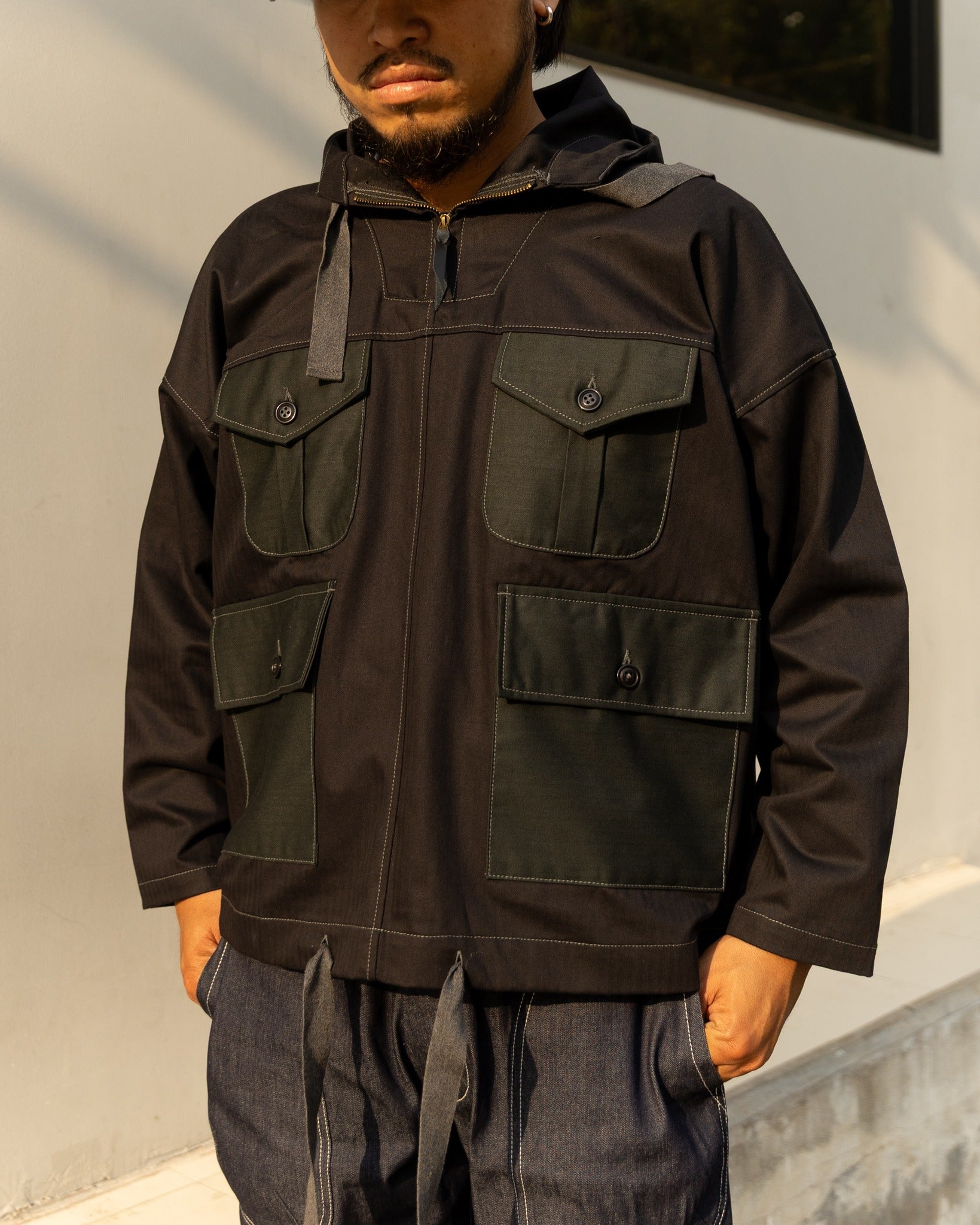 EXPLORER SMOCK - BLACK MULTI HBT