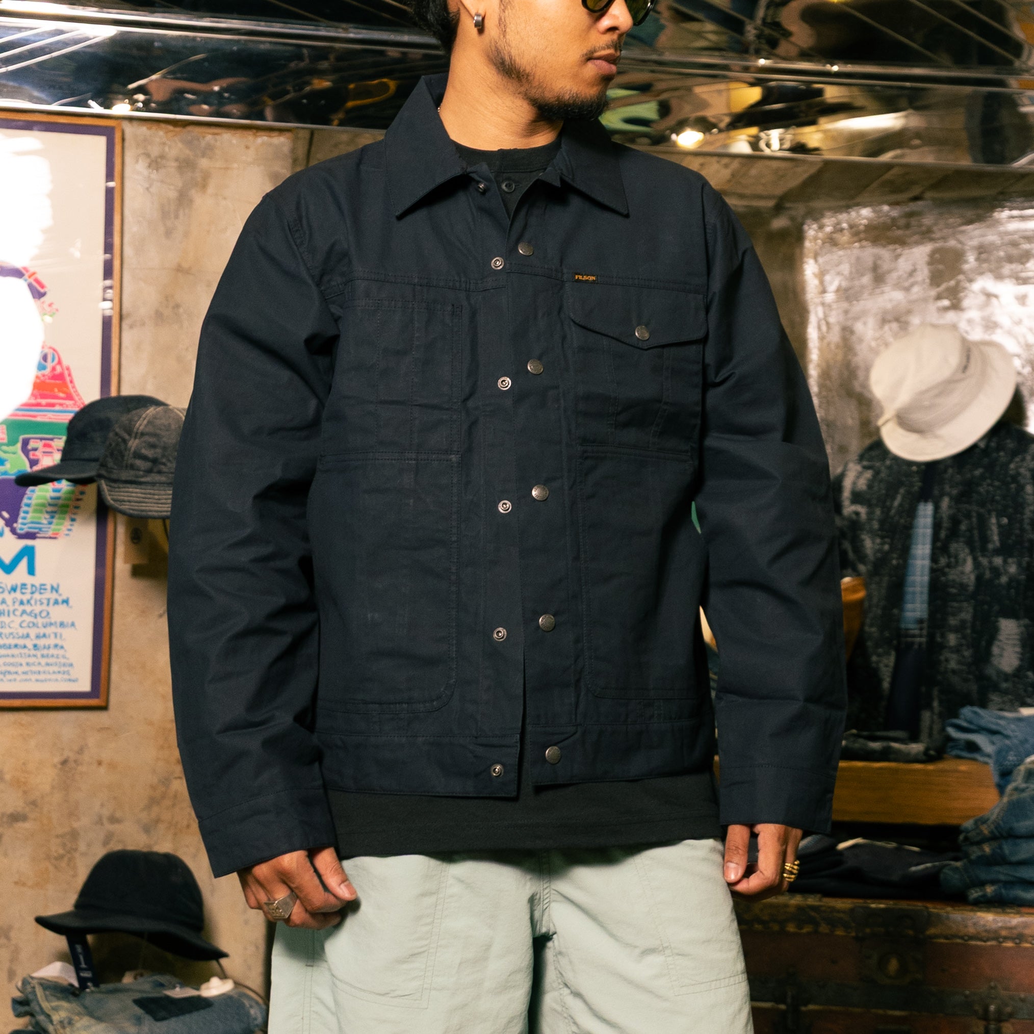 RANGER SHORT CRUISER JACKET - NAVY