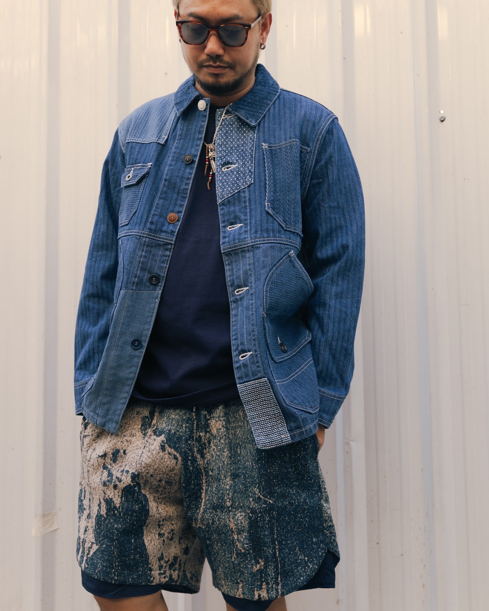 COVERALL JACKET 3YR WASH (FA25) - INDIGO