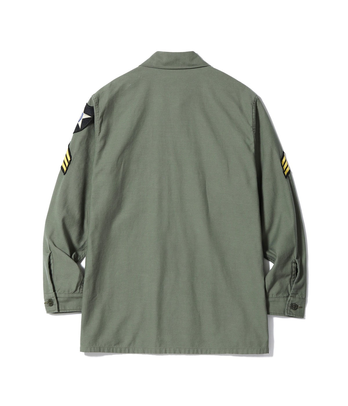 BR29586 SHIRT MAN'S COTTON SATEEN OLIVE GREEN SHADE107 “DEMILITARIZED ZONE” - DMZ