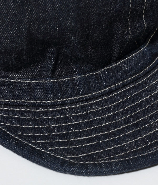 BR02308 ARMY DENIM CAP SOLID - NAVY