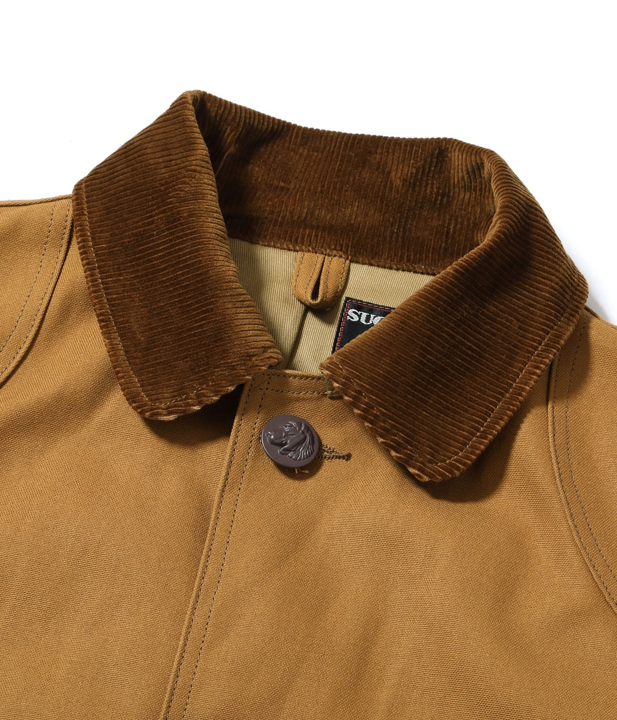 SC15834 FICTION ROMANCE 13oz. BROWN DUCK HUNTING JACKET - BROWN