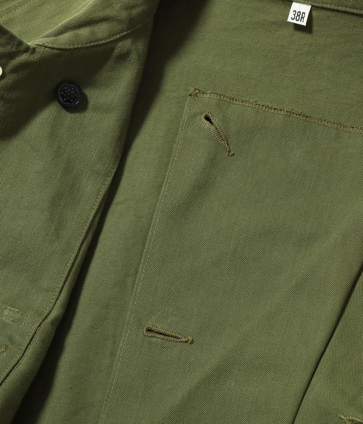 BR15887 JACKETS, HERRINGBONE TWILL SPECIAL - OLIVE