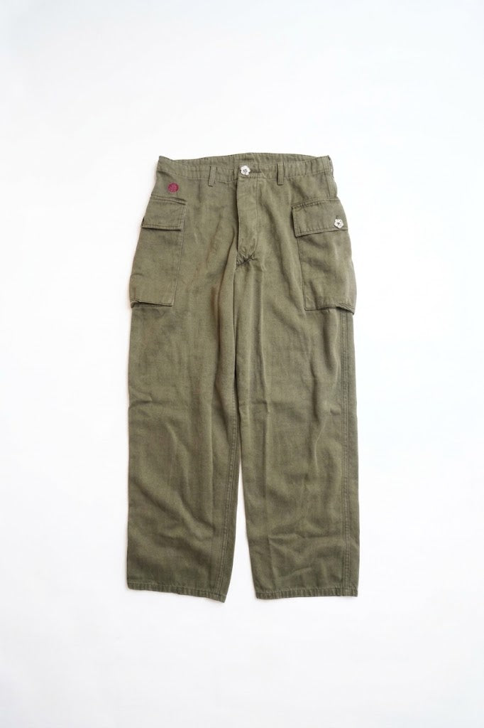 SIDE PATCH POCKET MILITARY PANT - SWAMP