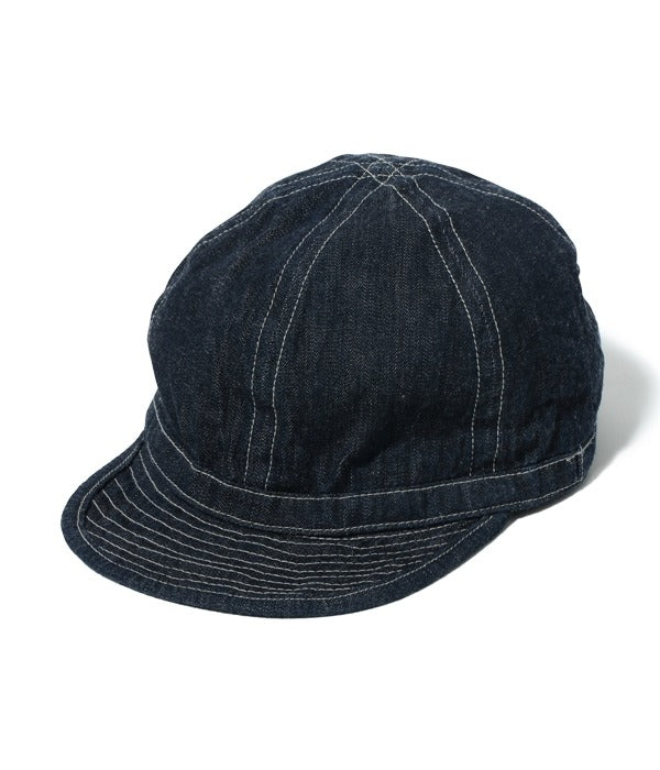 BR02308 ARMY DENIM CAP SOLID - NAVY