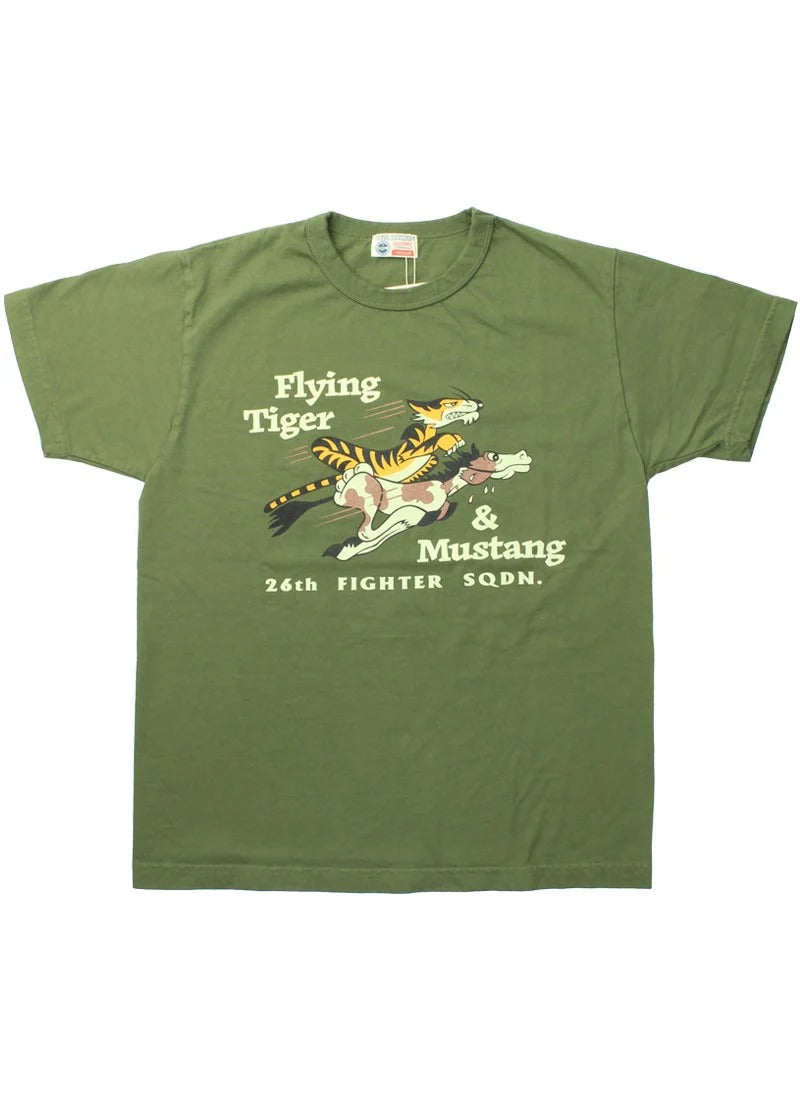 BR79511 S/S T-SHIRT "26th FIGHTER SQ." - OLIVE